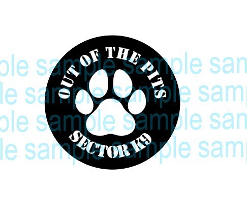 Out of the Pits Sector K9 Sticker
