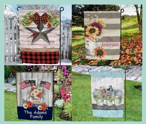 Garden Flag Floral Seasonal Bundle