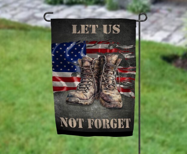 Let Us Not Forget Garden Flag