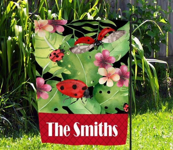 Ladybug  Garden Flag