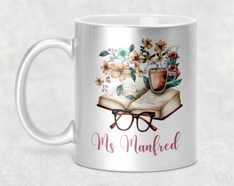 Smooth Glitter 11 oz mug with saying