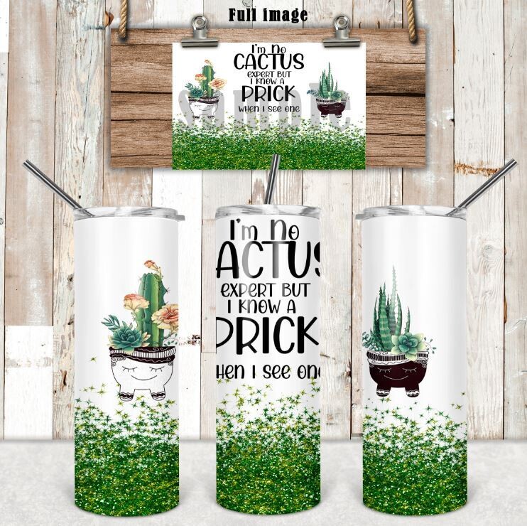 No Cactus Expert  20 oz tumbler