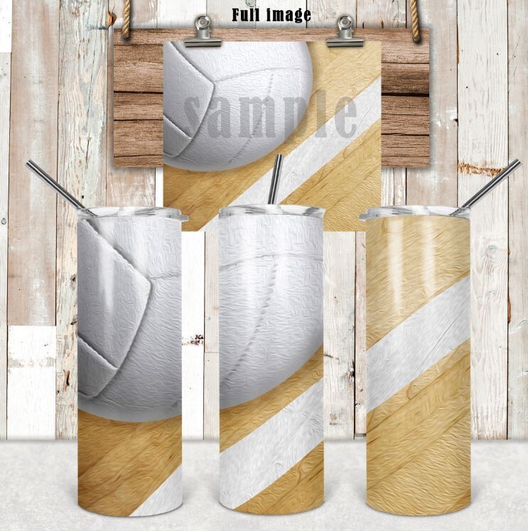 Volleyball 20 oz tumbler