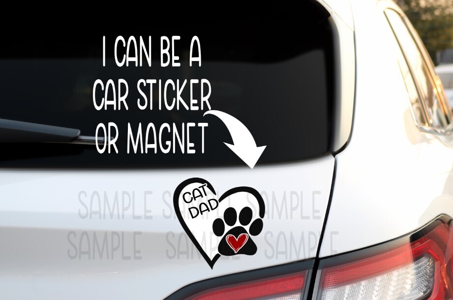 Animal Decal and Magnet