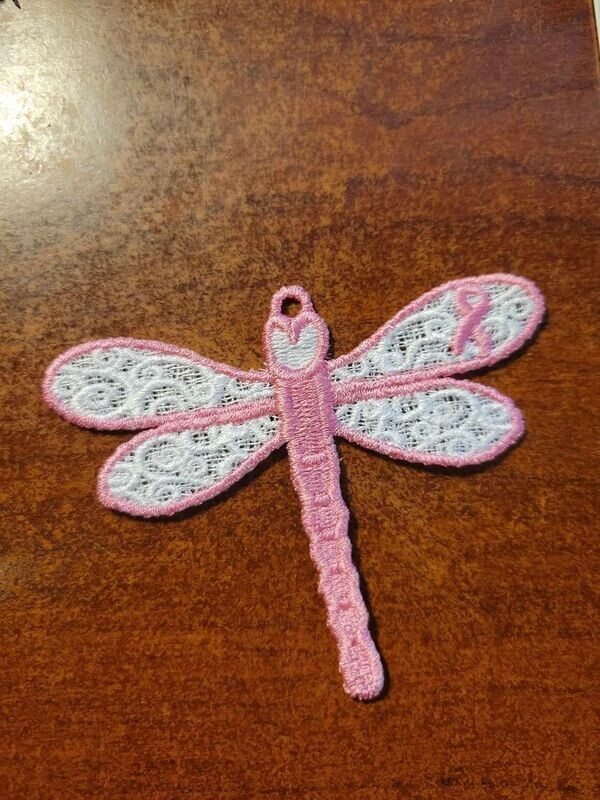 FSL Embroidery Dragonfly Ornament