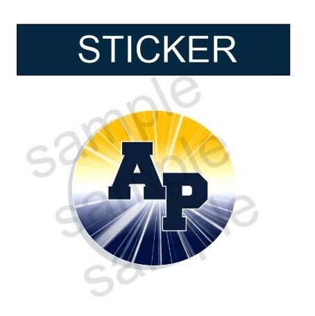 Round  AP Sticker