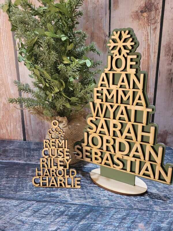 Name Tree Ornament
