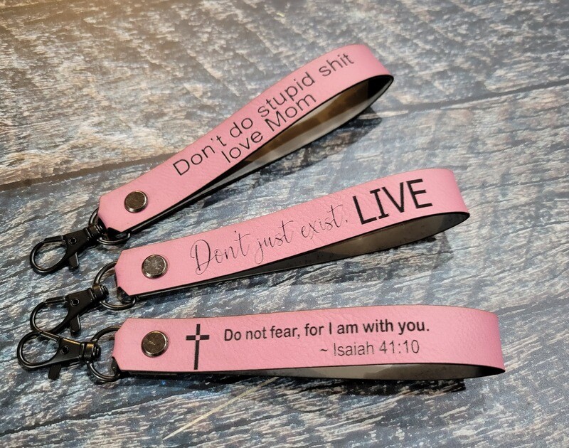 Leatherette Keychains