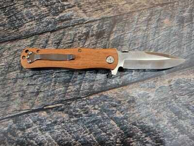 4.5" Pocket Knife with wood handle