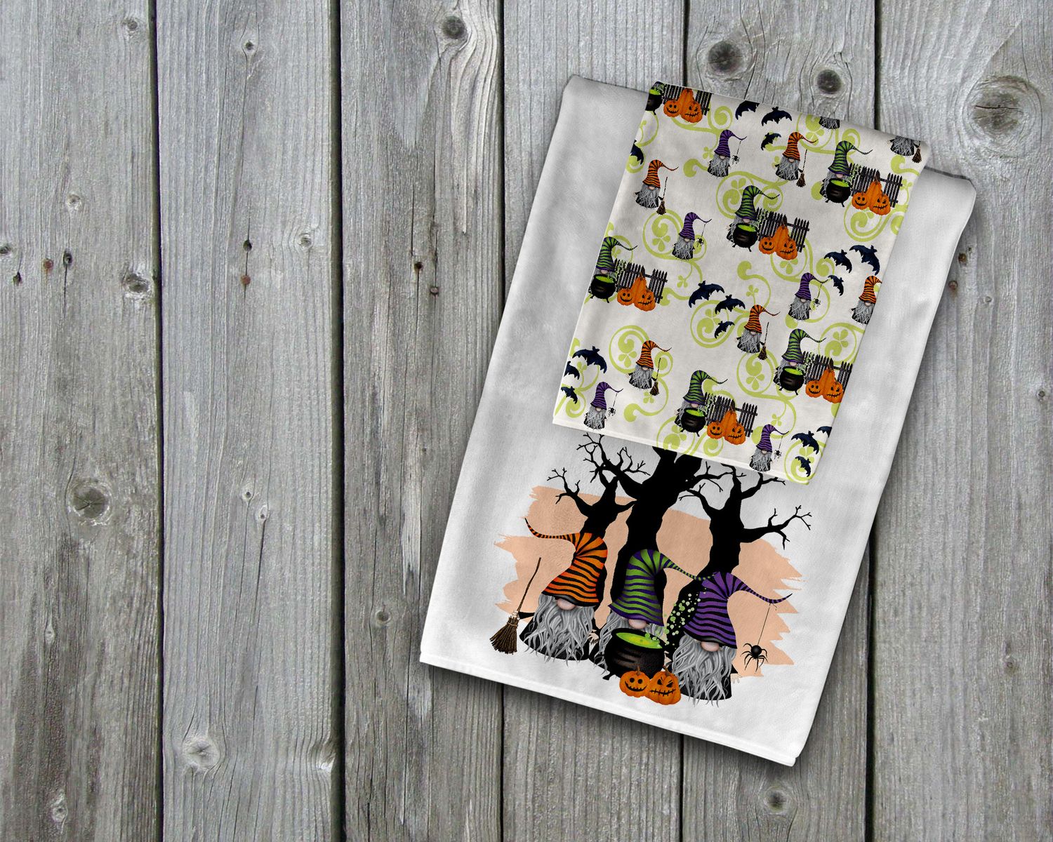 Halloween Gnome Towel Set