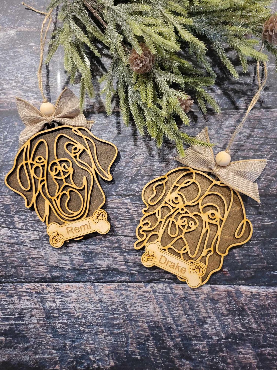 Doodle Dog Ornament, Sign or Magnet