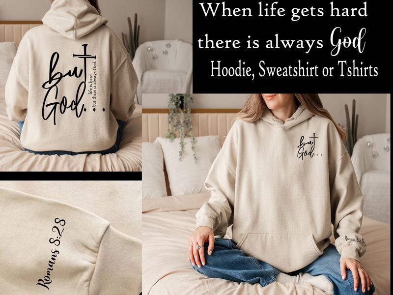 But God Hoodie Size Small- 5xl