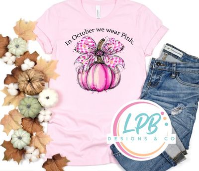 In October we wear Pink