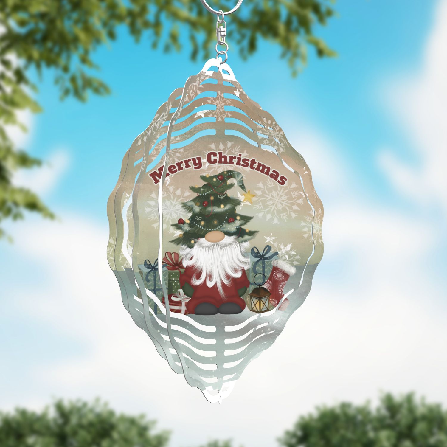 Christmas Gnome  Wind spinner