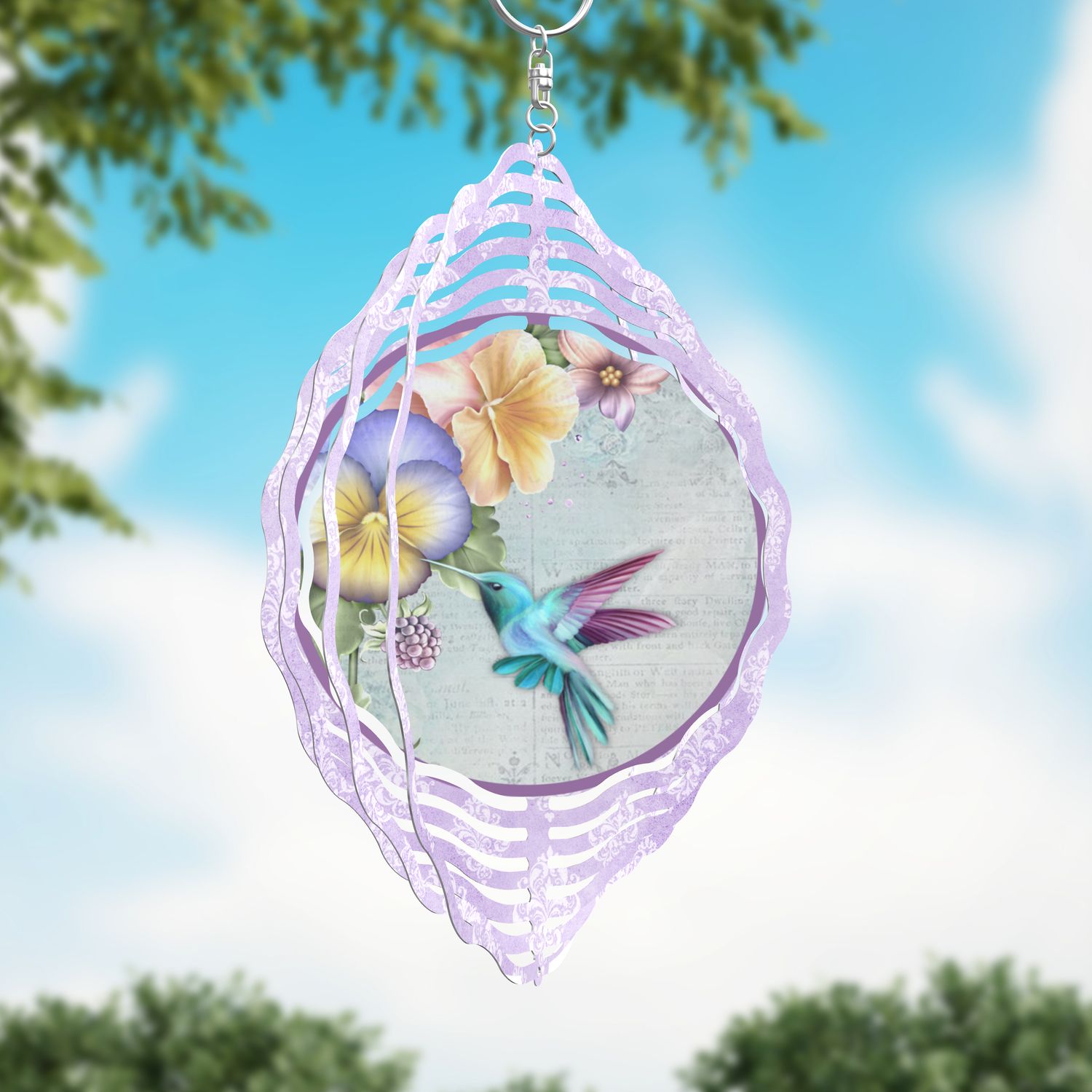 Hummingbird  Wind spinner