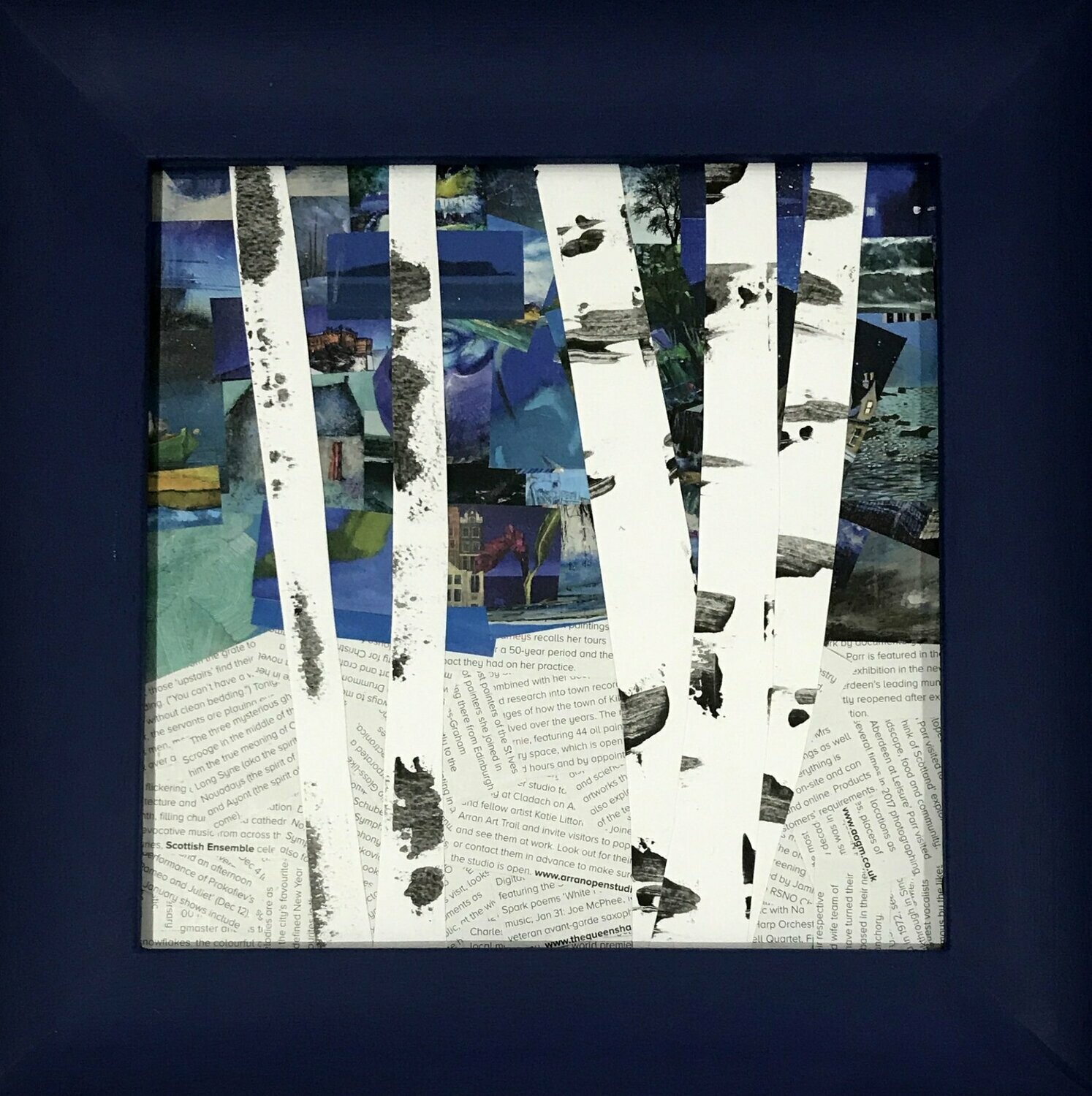 Birches at Night