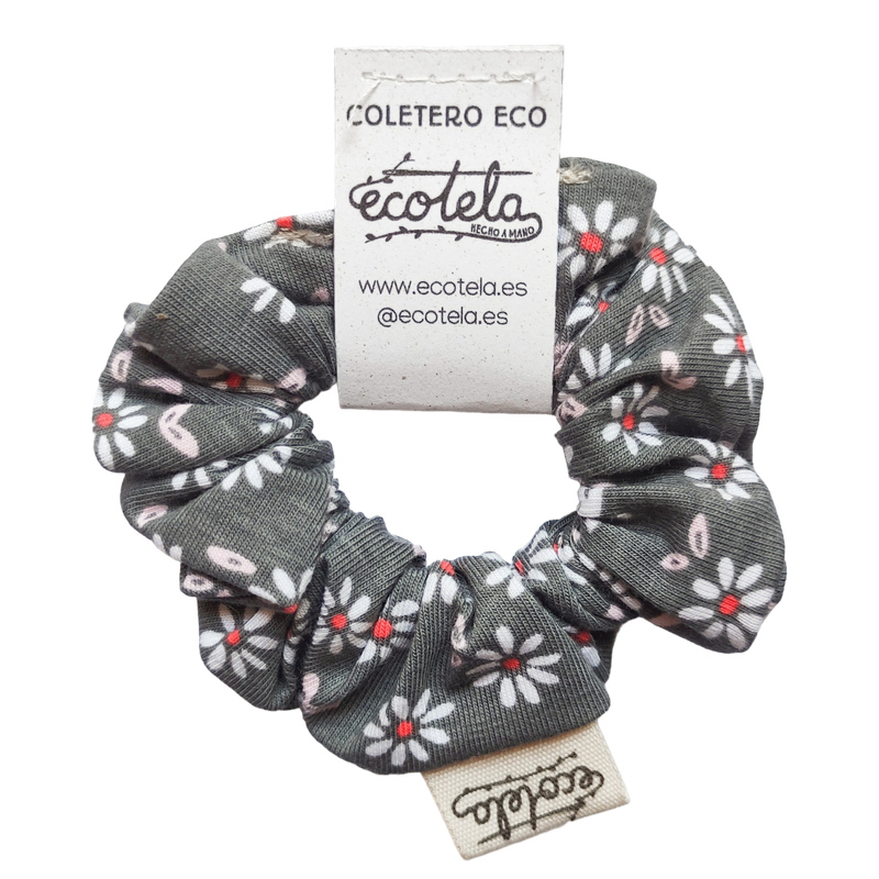 Coletero flores gris