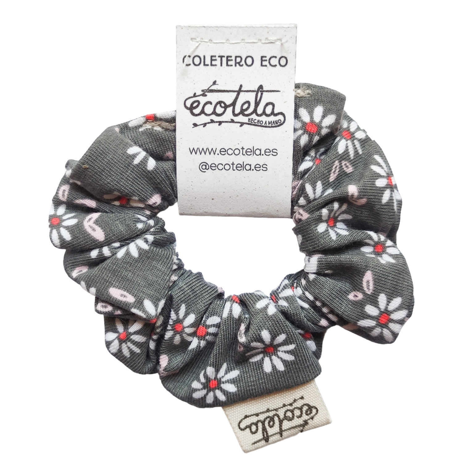 Coletero flores gris