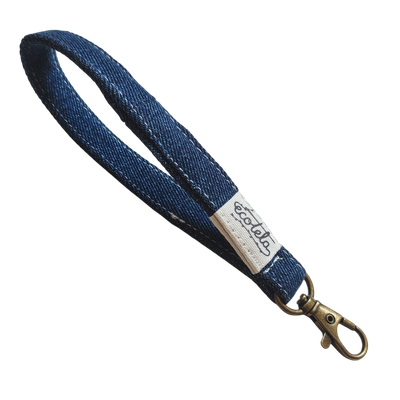 Denim mosquetón bronce