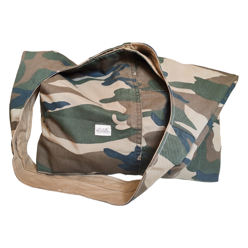 Bolso camuflaje/marrón