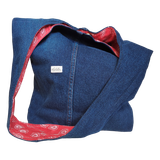 Bolso denim/cachemir