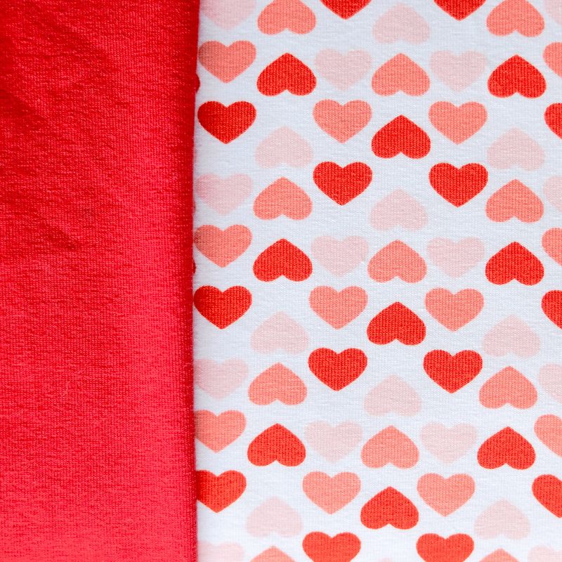 Bragas menstruales corazones