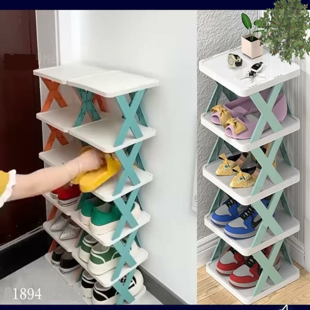 Entry Shoe Rack Narrow Economical Shrink Household (১পিস)
