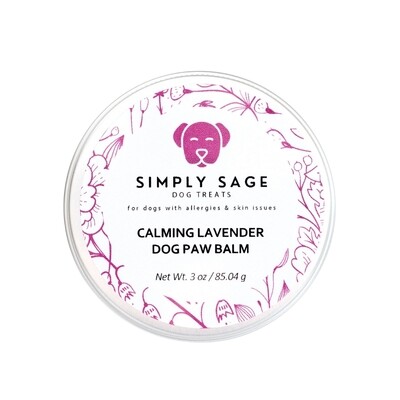 All Natural Lavender Dog Paw Balm for Dry Paw Pads