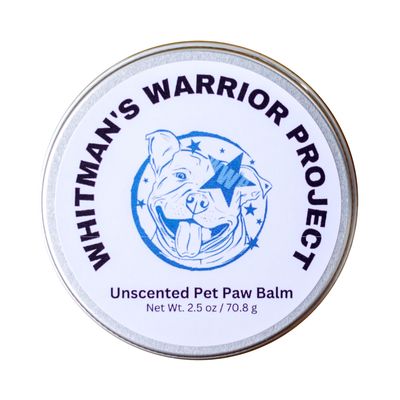 Whitman&#39;s Warrior Project Unscented Pet Paw Balm