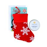 Christmas Stocking Tree Ornament with Cleansing Calendula Dog Paw Balm