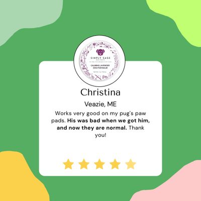 Calming Lavender Dog Paw Balm