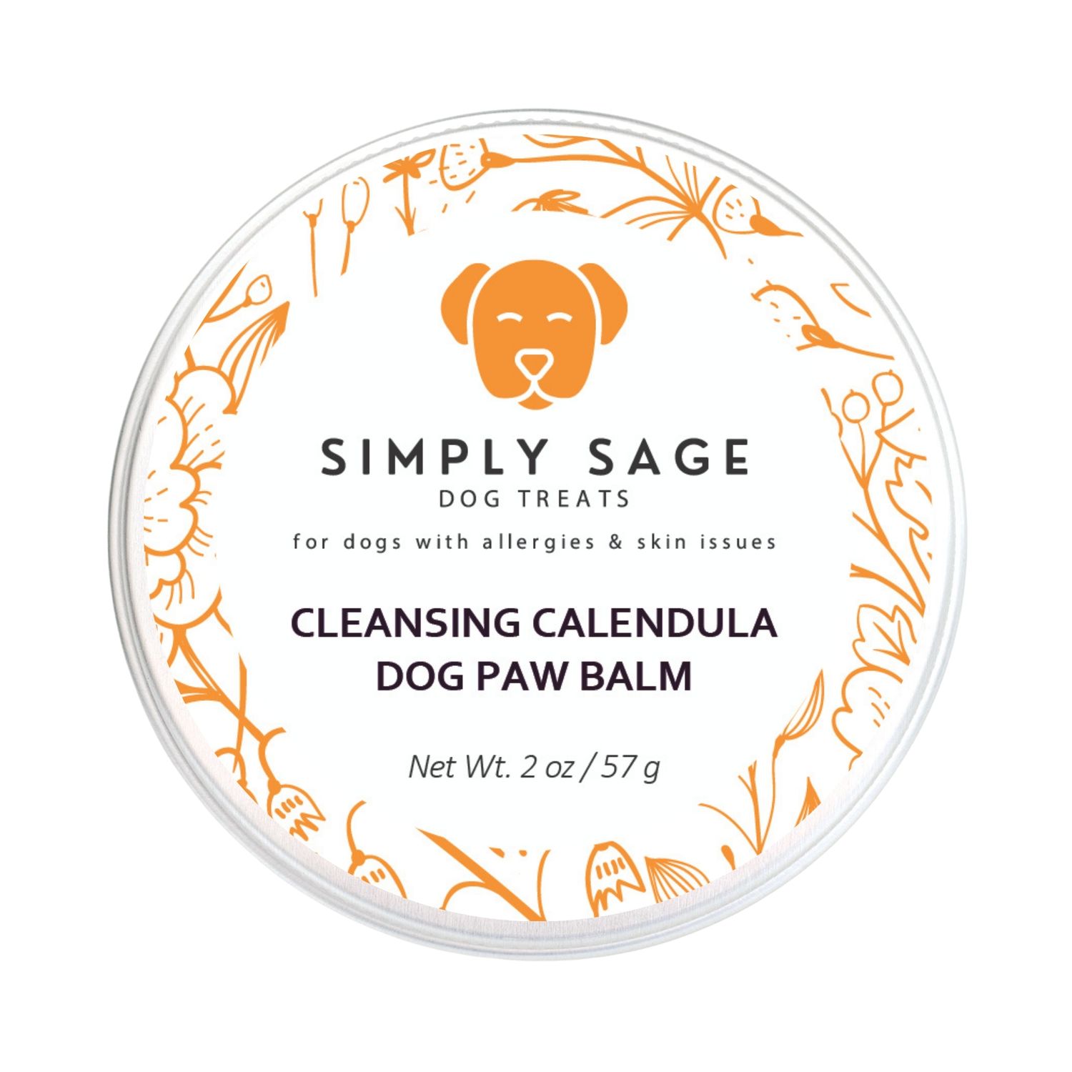 Cleansing Calendula Dog Paw Balm