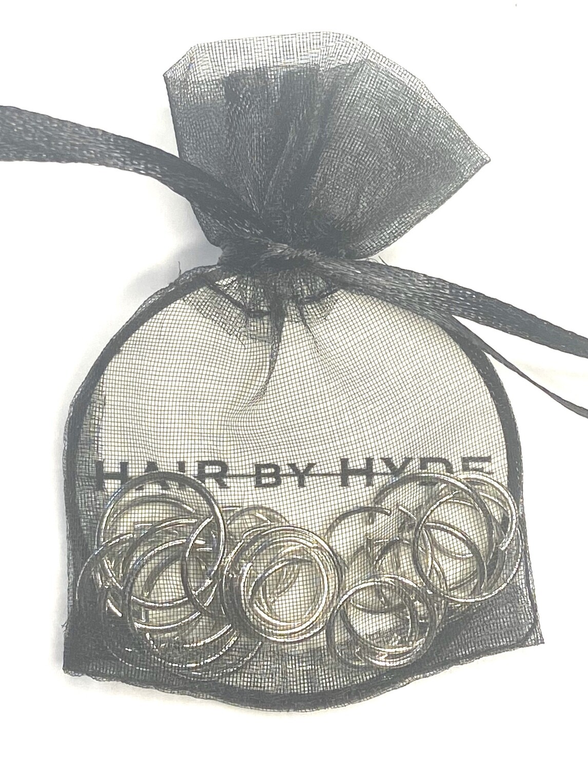 HAIR by HYDE silver tone hair rings