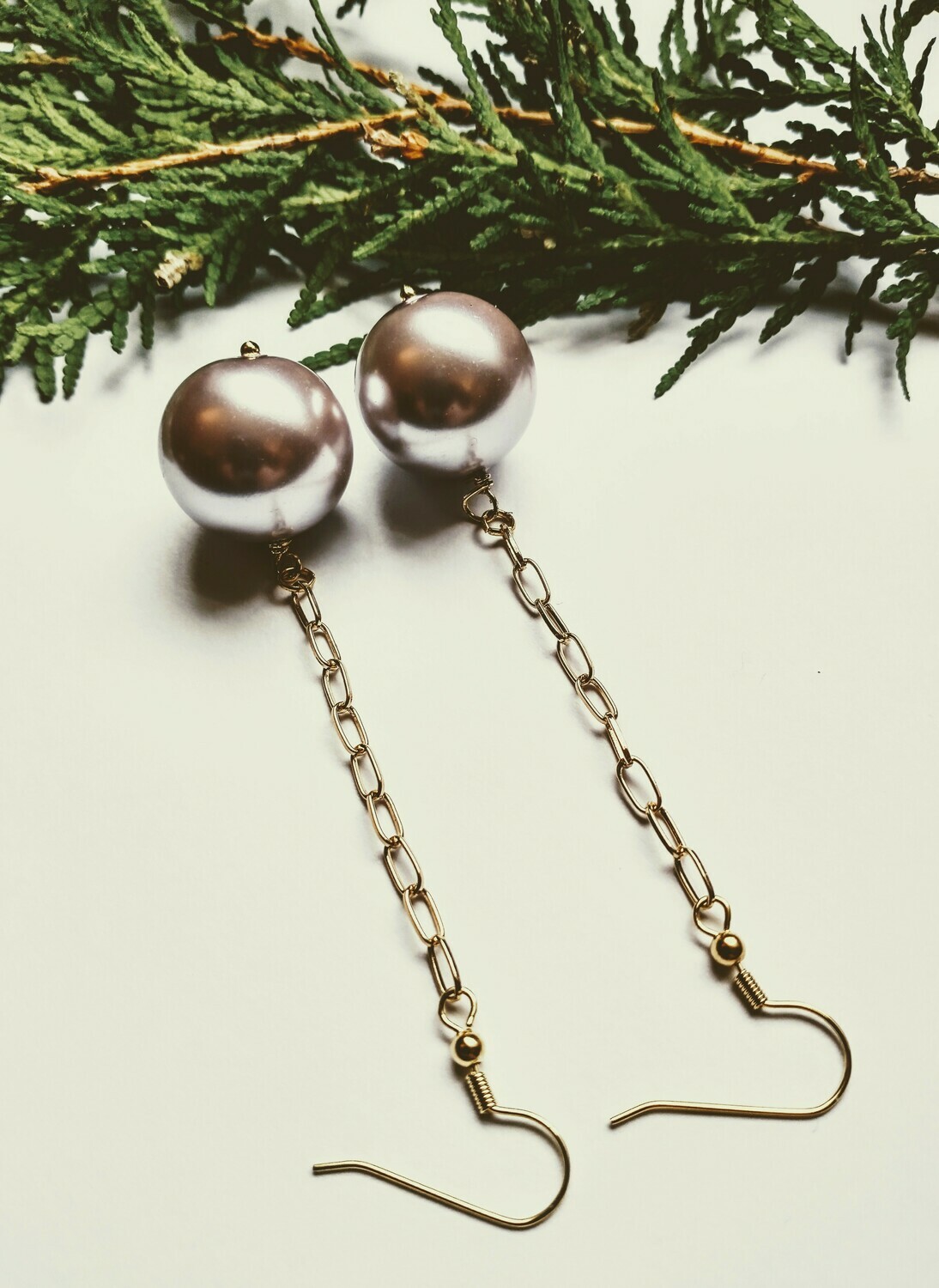 Was $23 - Now $12 (Vintage Japanese Pink Champagne Glass Tinsel Balls)