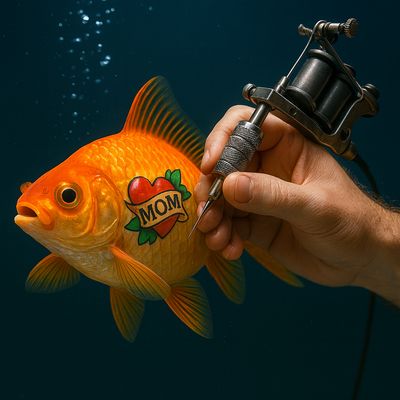 Color-Enhanced Fish in the Aquarium Hobby