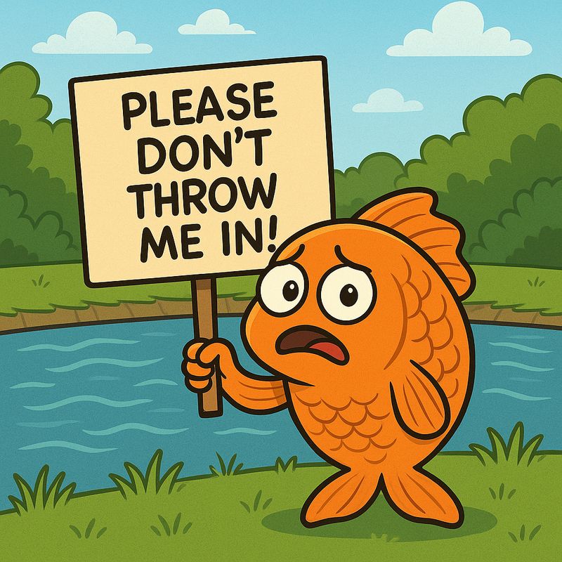 Never release aquarium fish back into the wild!