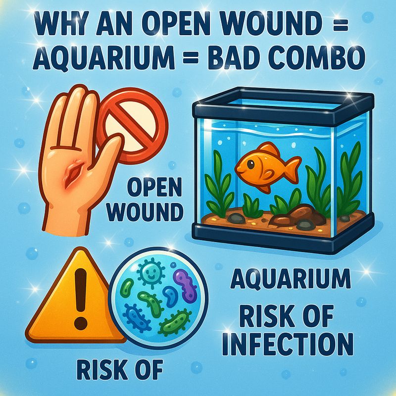 Why It’s Not Safe to Put Your Hand in an Aquarium with an Open Wound