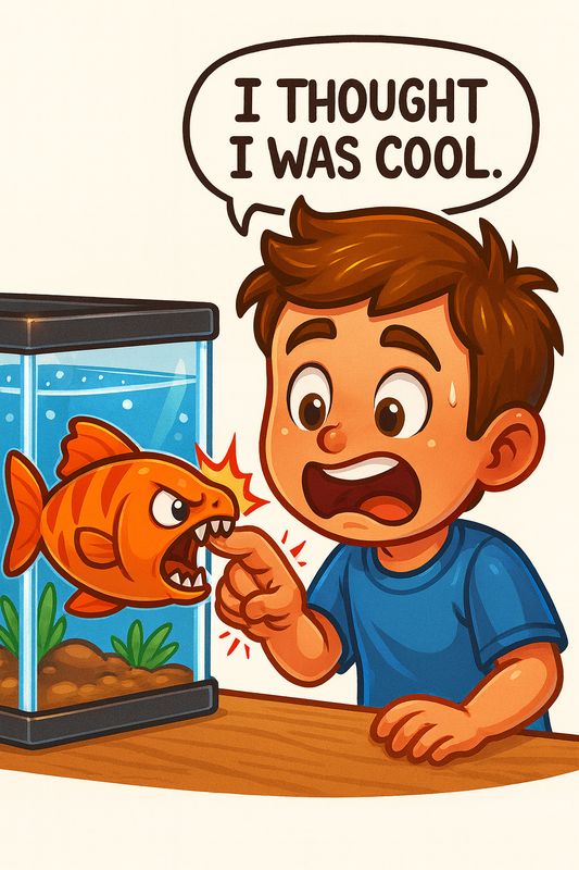 Why Letting Your Pet Fish With Teeth Bite You Is a Bad Idea