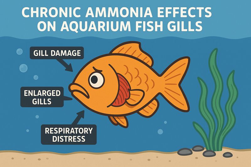 Chronic Ammonia Effects on Aquarium Fish Gills