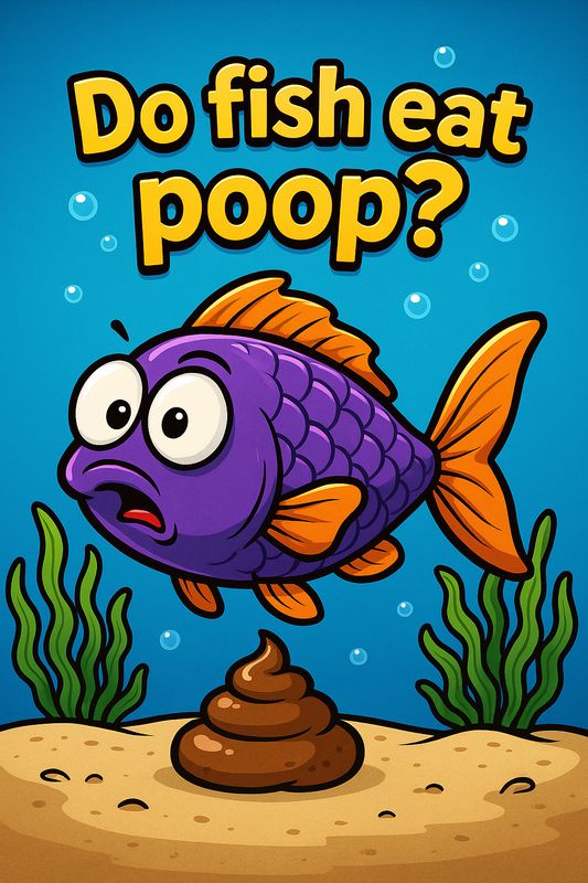 Do fish eat poop?