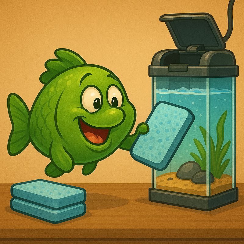 Do I have dechlorinator and spare filter media on hand?