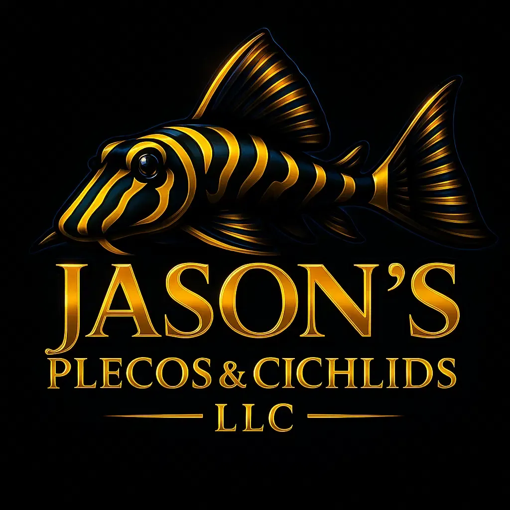 Jasons Plecos &amp; Cichlids Die Cut Stickers