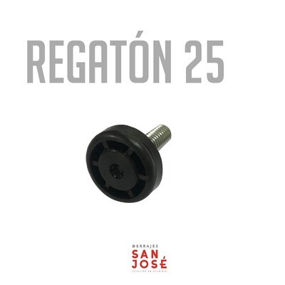 Regaton regulable 25 x 5 / 16w x 1&quot; Base Alta (Caja: 1 PZA)