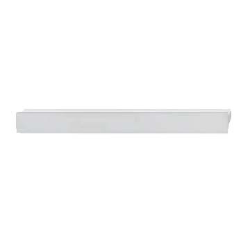 Tirador Aluminio anodizado natural 50x14mm. (Caja: 1 PZA)