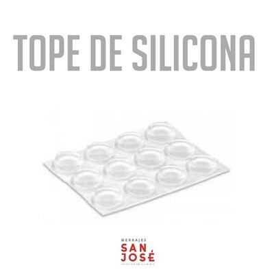 Tope Transparente autoadhesivo, plancha (Caja: 100 PZA)