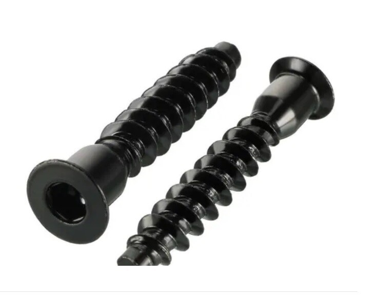 Confirmat Negro Rosca Gruesa Cabeza  Allen 7x40 (Caja: 250 PZA)