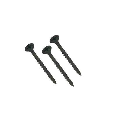 Tornillo Drywall Negro Rosca Gruesa Cabeza  Phillips 3.5x45 (Caja: 400 PZA)
