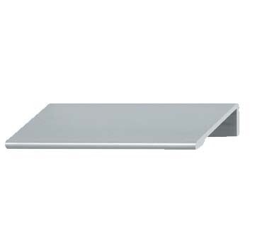 Tirador Aluminio anodizado natural 70x42mm. (Caja: 1 PZA)