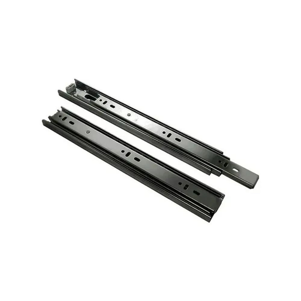 Corredera Telescopica Sobre Ext. 30kg 70cm Negra (Caja: 1 PAR)