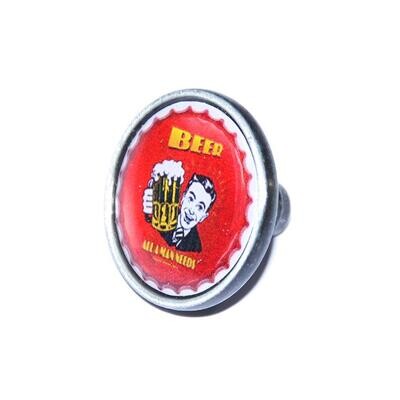 Tirador Metal Domes BEER (Caja: 1 PZA)